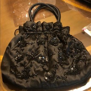 Beautiful luxury satin bag